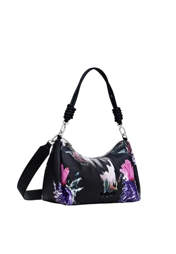 Desigual, Accessori Borsa A Mano Pu Donna, Nero, One Size