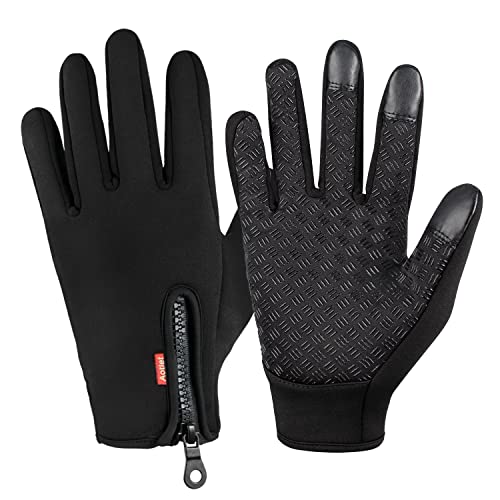 Aotlet Uomo Guanti Moto Invernali Abbigliamento Invernale Guanti Bici Invernali Donna Guanti Ciclismo Invernali Guanti Touch Screen Uomo Invernali Inv