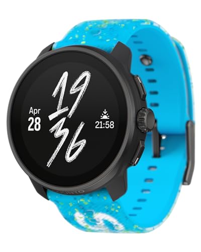 Suunto Race S Orologio Sportivo Donne Uomo, Gps Running Activity Tracker, Bi-Band Gnss, Offline Map, Amoled Touch Schermo, Smartwatch Cardiofrequenzim