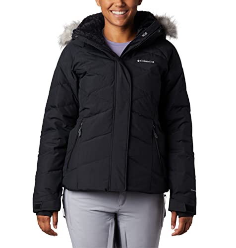 Columbia Donna Giacca Da Sci, Black Metallic, Xs