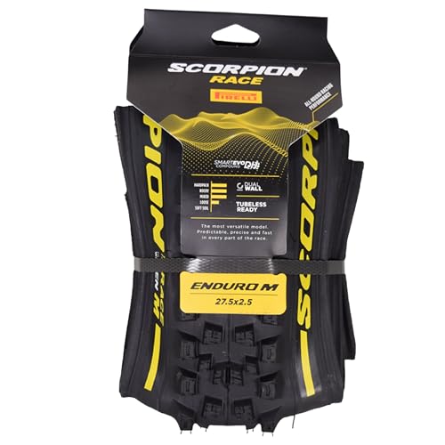 Pirelli Scorpion Race Enduro M 27.5 X 2.5 Yellow, Coperture Unisex-Adulto, Nero, Taglia Unica