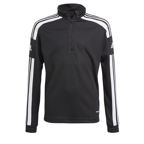 Adidas Squadra 21 Training Track Top, Track Top Unisex - Bambini E Ragazzi, Black/White, 140