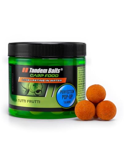 Tandem Baits Carp Food Perfection Pop-Up Mega Tutti Frutti | Carpfishing Pesche Pesca Accessori | Alimentatore Per La Pesca Carpa | Pesca Accessori Al