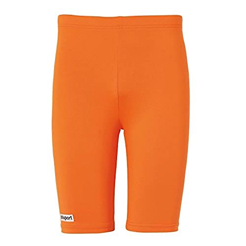 Uhlsport Uomo Distinction Colors Tights Shorts, Uomo, Distinction Colors Tights, Arancione Fluo, 140