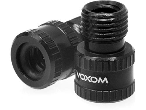 Voxom Vad 1 Presta A Schrader Valvola Adattatore, Rosso, Taglia Unica, Unisex, Ventiladapter Vad 1 Schwarz, Presta Zu Schrader Ventil, Nero, Taglia Un