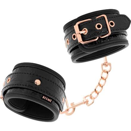 Begme Black Edition Esposas Para Manos Con Forro De Nopreno