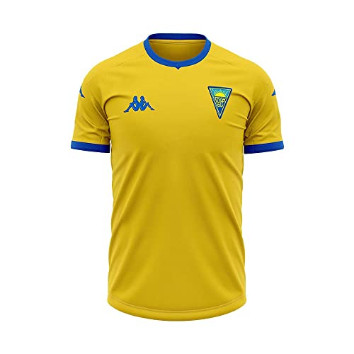 Kappa Primera Equipación Estoril Praia, Maglietta Unisex-Adulto, Giallo, 6 Años