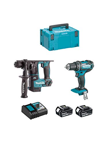 Makita Kit Mpk18223A (Ddf482 + Dhr171 + 2 X 3,0 Ah + Dc18Rc + Makpac 3)