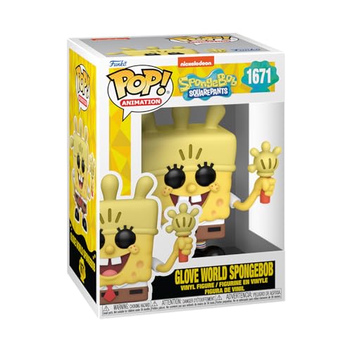 Funko Pop! Tv: Sbs 25Th - Spongebob Squarepants - Sb With Glove Light - Figura In Vinile Da Collezione - Idea Regalo - Merchandising Ufficiale - Gioca