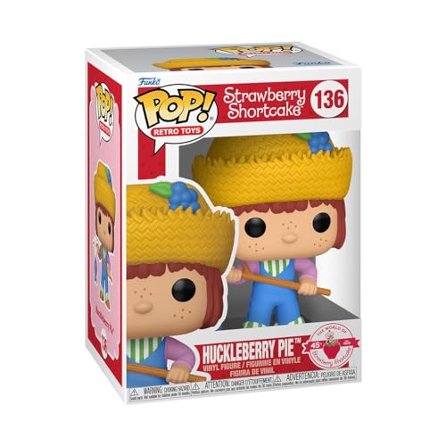 Funko Pop! Retro Toys: Strwb Sc - Huckleberry Pie - Strawberry Shortcake - Figura In Vinile Da Collezione - Idea Regalo - Merchandising Ufficiale - Gi