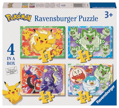Ravensburger- Pokemon Puzzle Non In Legno, Multicolore, 12004026