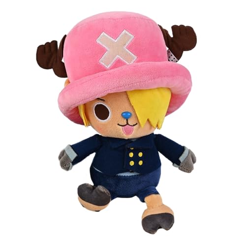 Sakami - One Piece – Chopper X Sanji – New World Version – Peluche/Plush Figura/Toy – 20 Cm