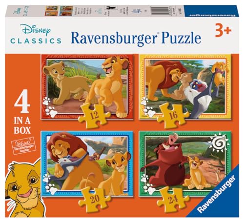Ravensburger-Il Re Leone Puzzle Non In Legno, Multicolore, 12004025