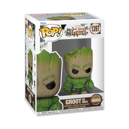 Funko Pop! Marvel: Wag - Hulk - We Are Groot - Figura In Vinile Da Collezione - Idea Regalo - Merchandising Ufficiale - Giocattoli Per Bambini E Adult