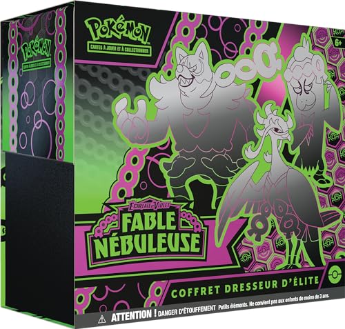 Pokémon Jcc Cofanetto Allenatore D'Élite Scarlatto E Viola - Favola Nebulosa (1 Carta Promo Completamente Illustrata, 9 Booster E Accessori Di Gioco P