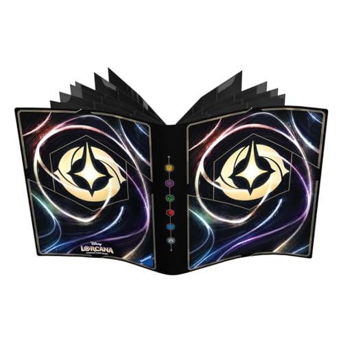 Ravensburger- Shimmering Skies Back Portfolio Disney Lorcana Trading Card Game: Set 5-8 Cartelline Con Motivo C, Multicolore, 11098412