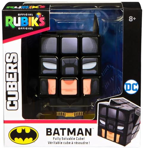 Cubo Rubik'S, Cuber Batman, Rompicapo Da Risolvere, Articolo Da Collezione Batman, Giocattolo Tattile, Per Adulti E Bambini Dagli 8 Anni In Su