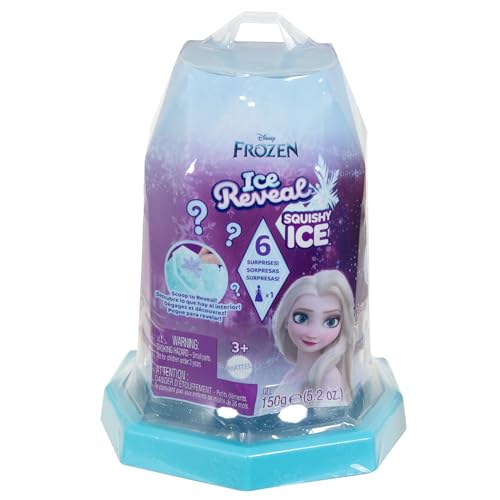 Mattel Disney Frozen - Ice Reveal Assortimento, Set Con Bambola, Ghiaccio Gel Turchese E 6 Accessori A Sopresa Inclusi Tra Cui Un Personaggio Amico, G