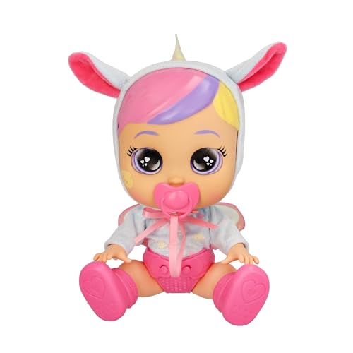 Cry Babies Day Care Jenna, La Bambola Jenna Indossa Un Vestito Della Linea Day Care Ed È Fornita Con 3 Accessori, Piange Lacrime Vere, Giocattolo Per