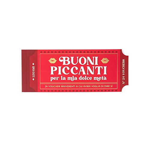 Legami- Blocchetto Da 24 Voucher Piccanti, Coupon Di Coppia Con Perforazione Per Lo Strappo, Idea Regalo, 20,3X8,2 Cm, Tema Sex, Sxc0002