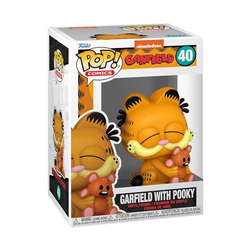 Funko Pop! Comics: Garfield– Garfield With Pooky - Figura In Vinile Da Collezione - Idea Regalo - Merchandising Ufficiale - Giocattoli Per Bambini E A