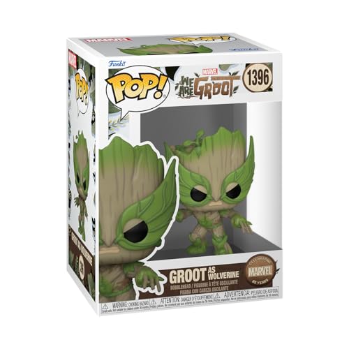 Funko Pop! Marvel: Wag - Wolverine - We Are Groot - Figura In Vinile Da Collezione - Idea Regalo - Merchandising Ufficiale - Giocattoli Per Bambini E