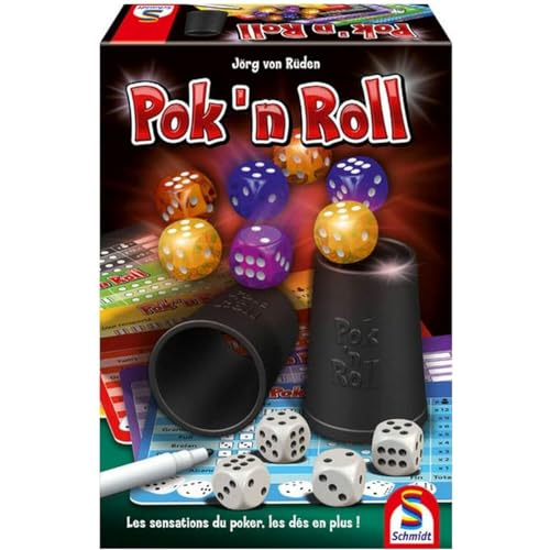 Schmidt Spiele 88307 Pok'N'Roll, Set Di Dadi