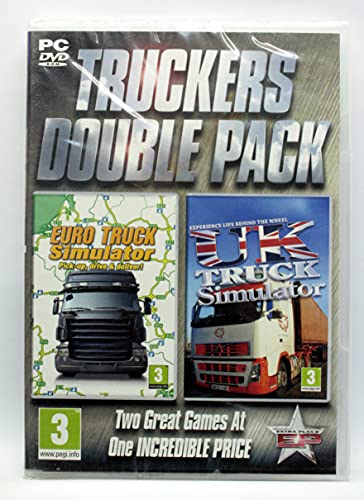 Truckers Double Pack Euro Truck Simulator + Uk Truck Simulator Pc Dvd Uk