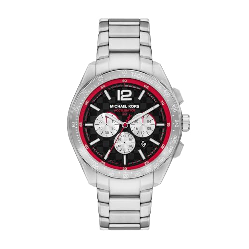 Michael Kors Orologio Analogico Al Quarzo Uomo Con Cinturino In Acciaio Inossidabile Mk9176