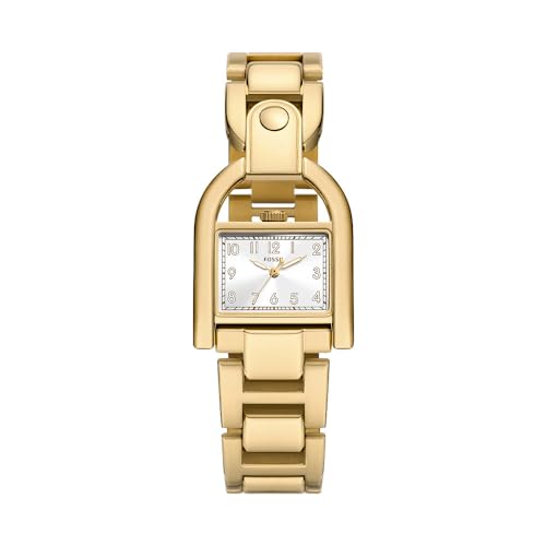 Fossil Orologio Harwell Da Donna, Movimento A Tre Lancette, Acciaio Inossidabile Con Cassa Da 28 Mm E Bracciale In Acciaio Inossidabile, D'Oro