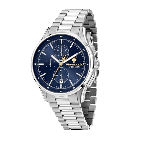 Maserati Orologio Uomo, Cronografo, Analogico, 42 Mm, Collezione Sorpasso - R8873624004