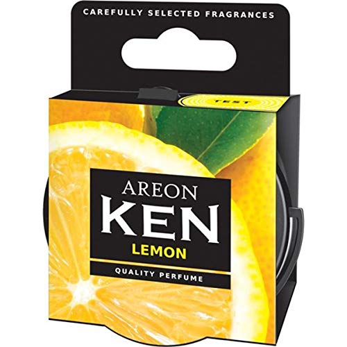 Areon Ken Deodorante Auto Limone Agrumi Tropical Ambiente Profumatore Contenitore Scatola Originale Profumo Interni Casa 3D ( Lemon Set X 3 )