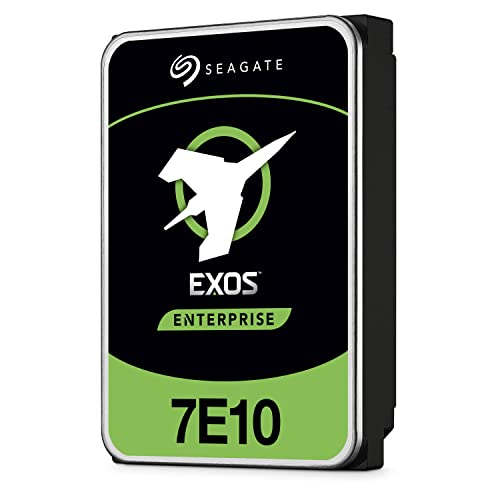 Seagate Exos 7E10, 10Tb, Unità Disco Interna - 3,5” Sata Da 12Gbit/S, 7.200 Giri/Min, Cache Da 256 Mb, 2M Mtbf, Per Sistemi Classe Enterprise E Data C