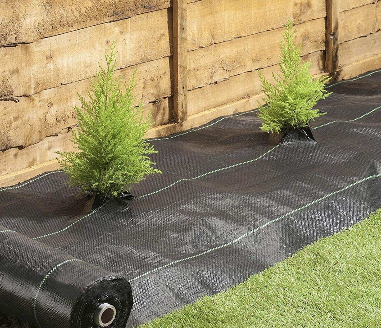 Telo pacciamatura verde mt 4,2 x 100 =mq 420 anti erbacce per orto, giardino, stabilizzazione uv telip.20