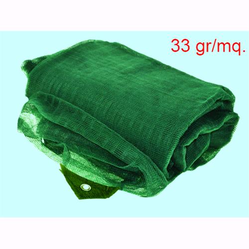 Telo antispina rete per raccolta olive light 6x6 mt - 33 gr/mq intera senza apertura colore verde