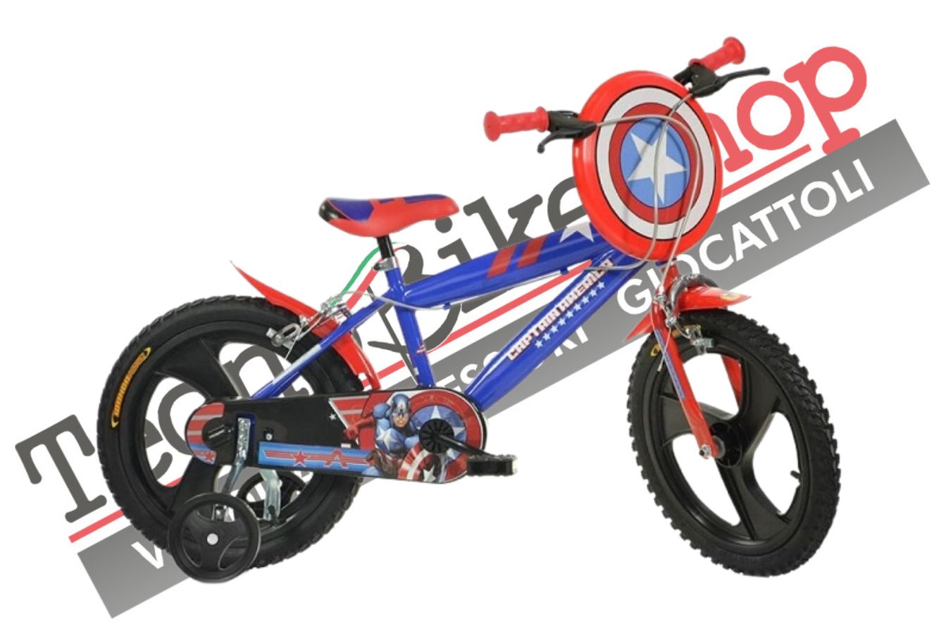Bici bambino capitan amperica dino bikes 14 pollici