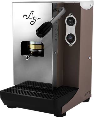 Aroma plus basic macchina da caff cialde 44mm tortora