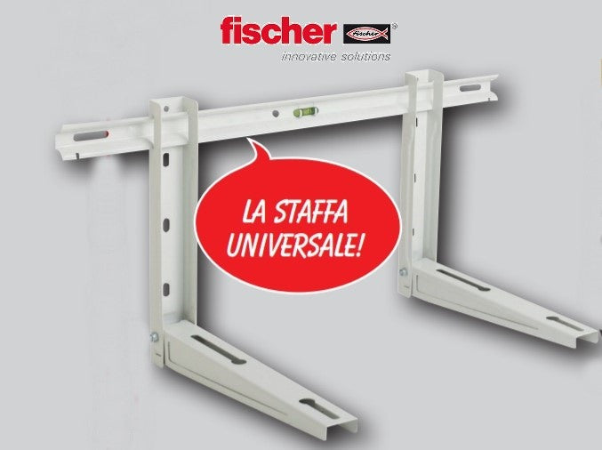 Staffa supporto fischer per climatizzatori dual e trial split klima klik 465x400x780