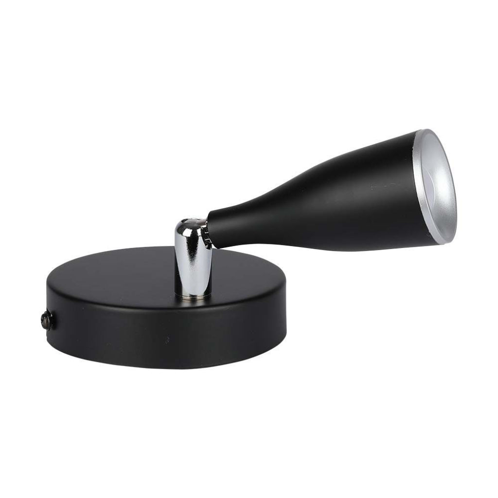 Lampada a parete a led da 4,5 w 4000k neri