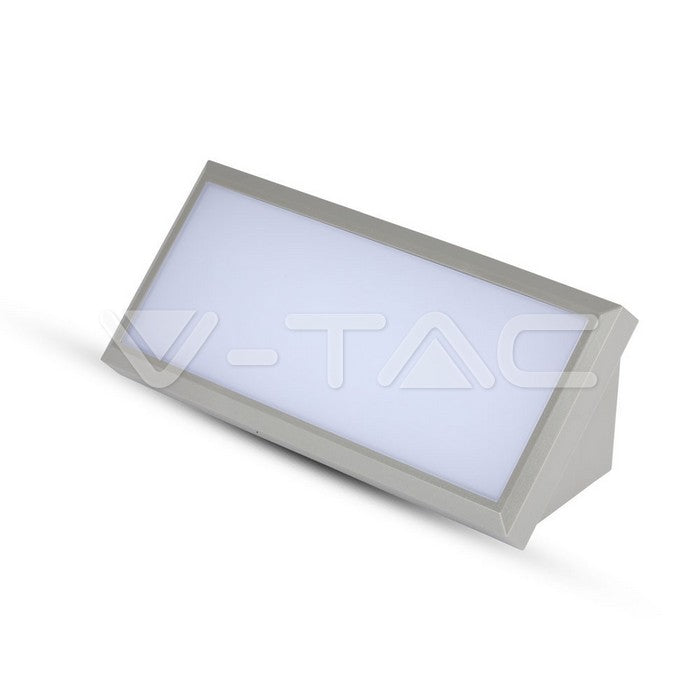 V-tac vt-8054 lampada led da muro angolare 12w colore grigio 4000k ip65 sku 218234