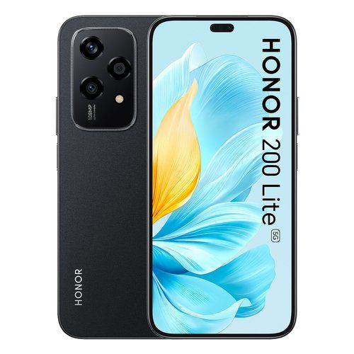 Honor 200 lite 5g tim midnight black 6.7 8gb/256gb - ho200liten-tim