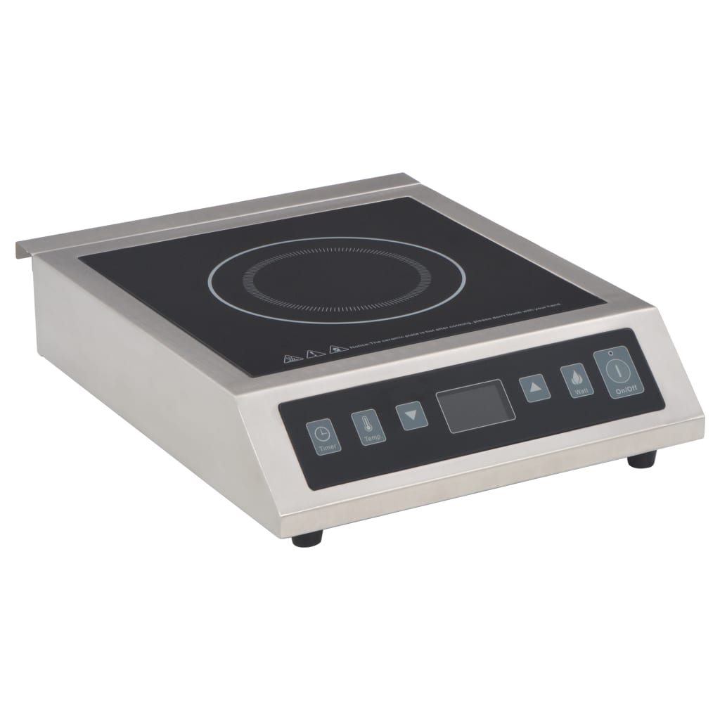 Piastra elettrica a induzione con display touch 3500 w cod mxl 49409