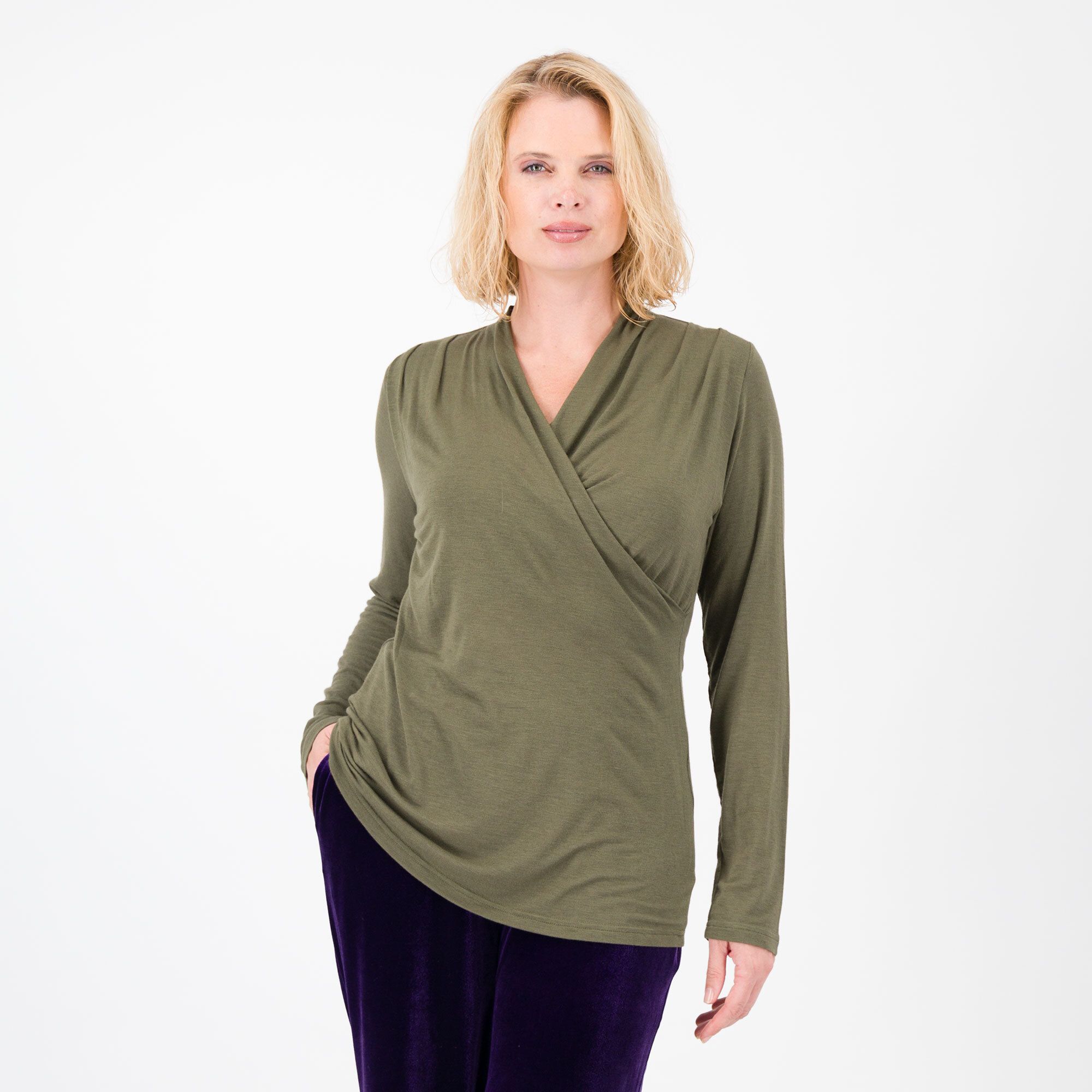 Caterina Lancini Maglia con scollo incrociato