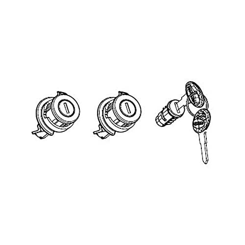 Shad Kit Recambio De 3 Serraturas Para Bauletto Y Maletas Laterales Sp
