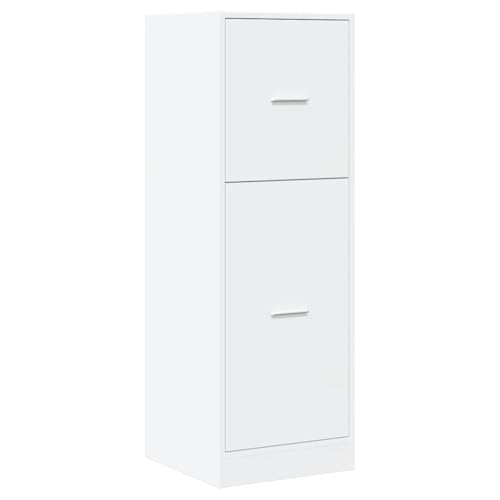 Vidaxl Armadietto Da Farmacia Bianco 40X41X118 Cm In Truciolato, Mobile Da Farmacia, Arredamento Da Farmacia, Mobile Con Cassetti Da Farmacia