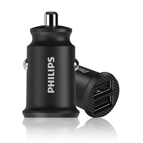Caricabatterie Da Auto Philips 2Xusb 12W - Ricarica Rapida