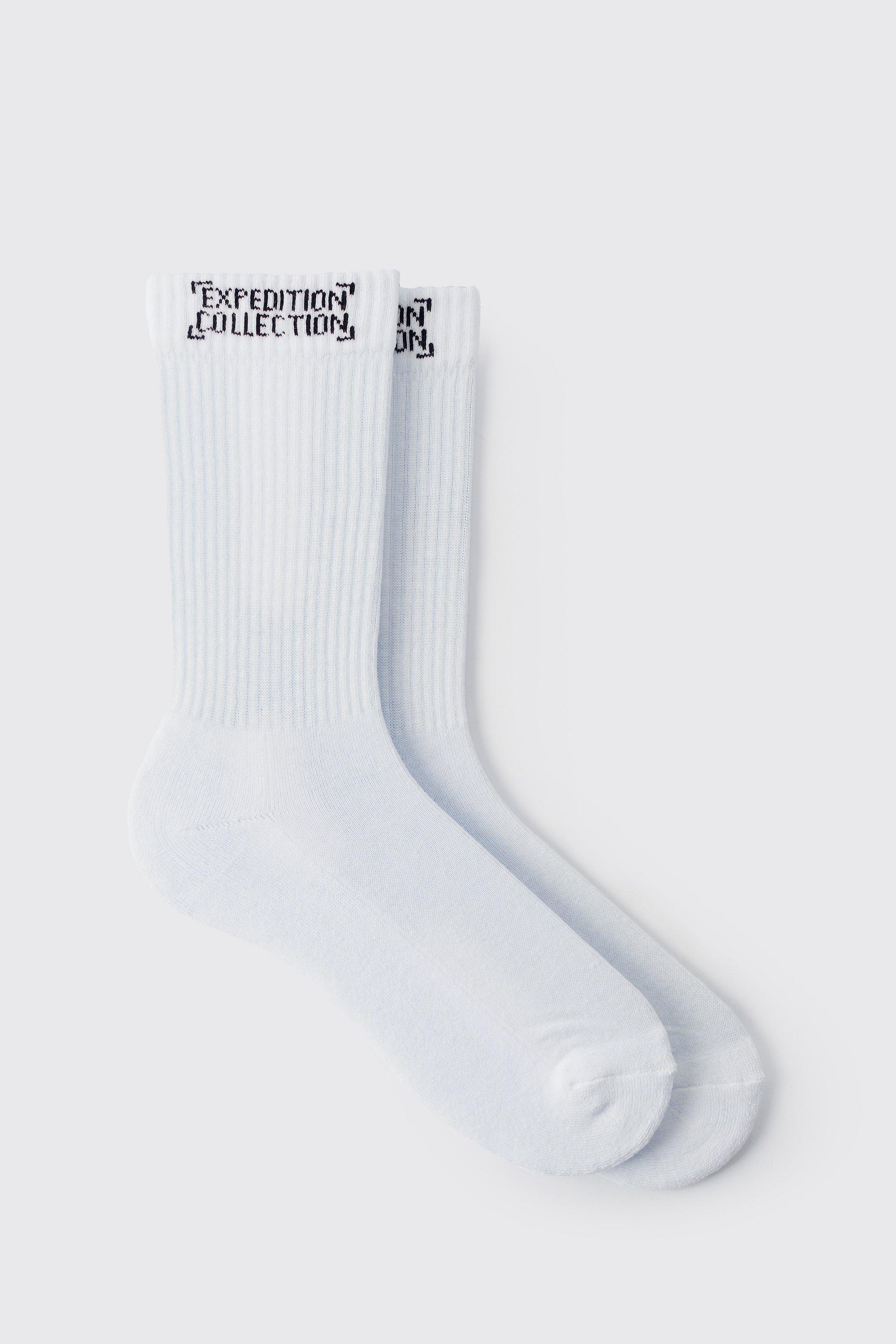 Calzini bianchi della collezione Expedition, Bianco