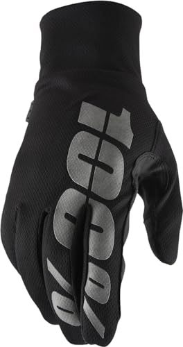 100% Guantes Guanti Hydromatic Black-Xl, Unisex-Adulto, Nero (Negro)