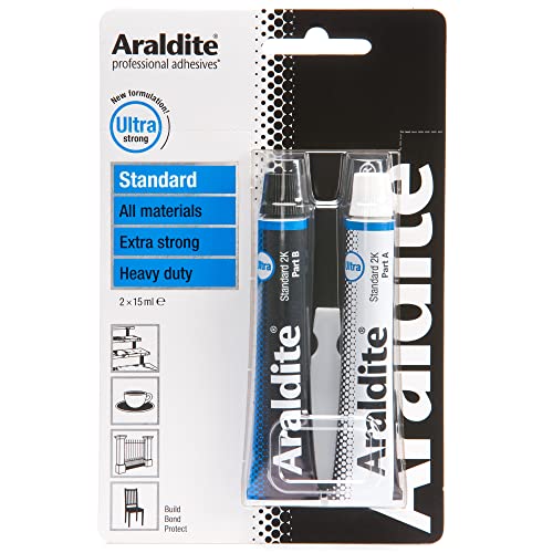 Araldite Ara-400001 Adesivo Professionale (2 Tubi X 15Ml)