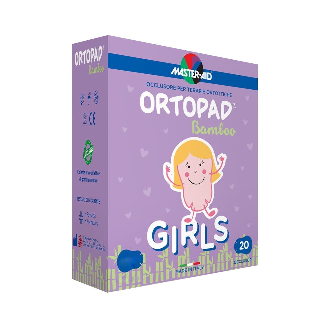Ortopad Bamboo Girls Medium 20 Pezzi